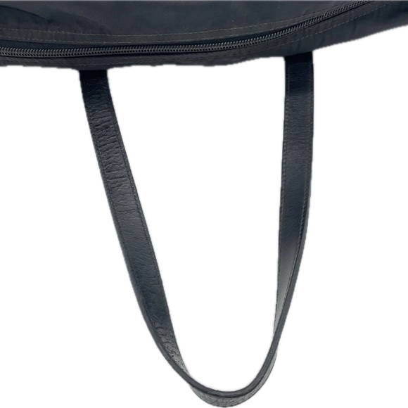 Prada Logo Tessuto Black Nylon and Leather Tote - Picture 10 of 15